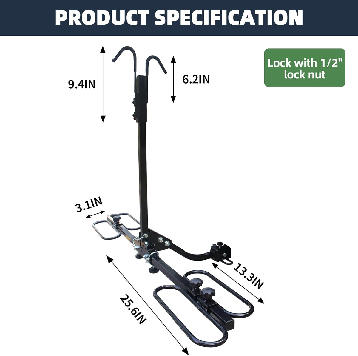 2-Bike Rack Platform Style for 2-inch Receiver N630951