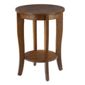 Round End Table Espresso M6298