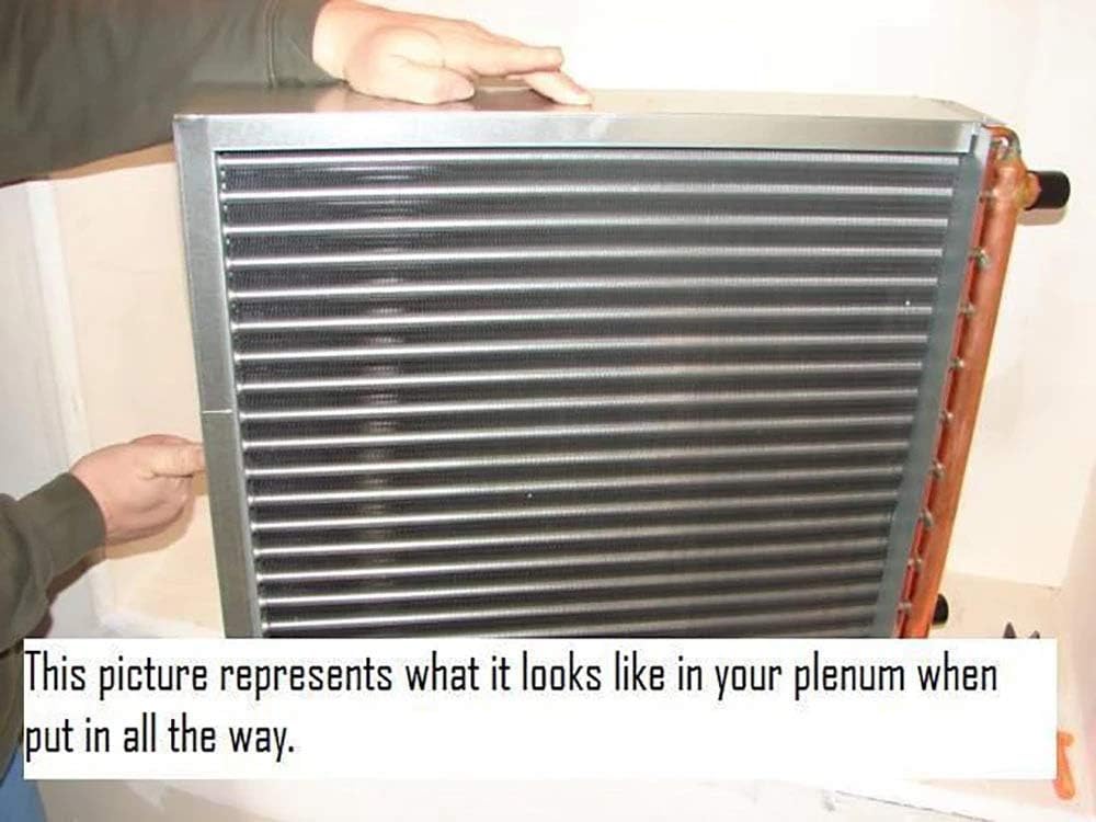 36x36 Water to Air Heat Exchanger with 1 1/4" Copper Ports C36802