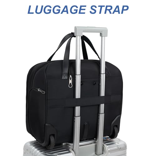 Rolling Laptop Bag Briefcase Fits Up to 15.6 Inch R7150
