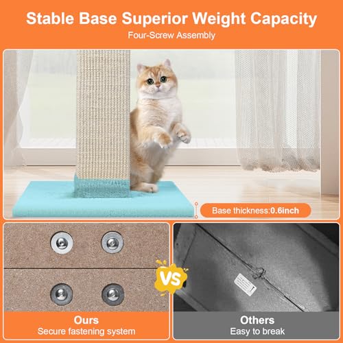 33 Inch Sisal Cat Scratching Post M8096