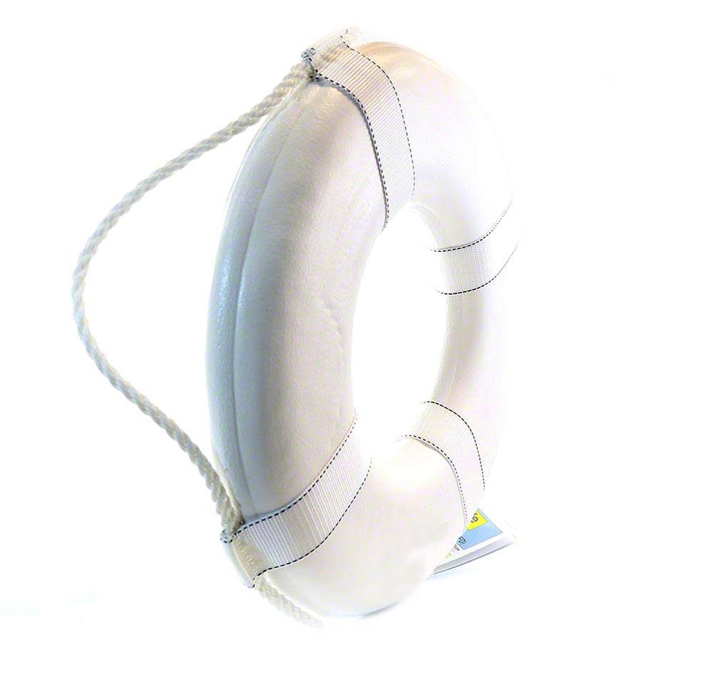 White Ring Buoy with Straps Q3463
