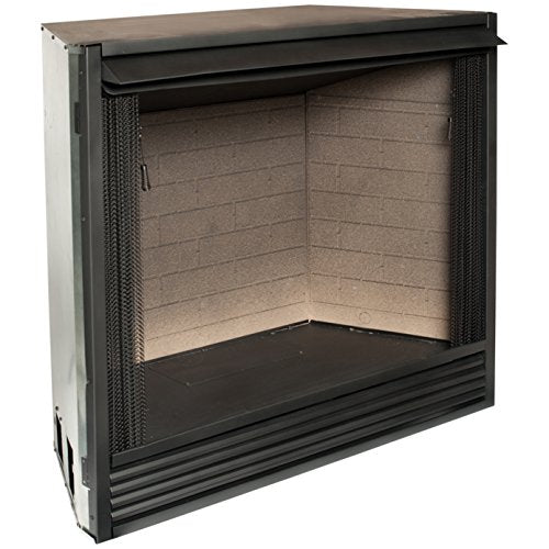 Dual Fuel Ventless Gas Firebox Insert with Mantle S32101