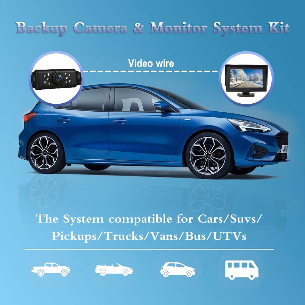 HD Backup Camera and Monitor Kit X356