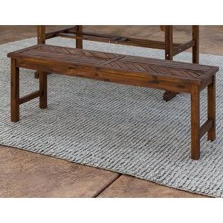Dark Brown Acacia Bench L317444