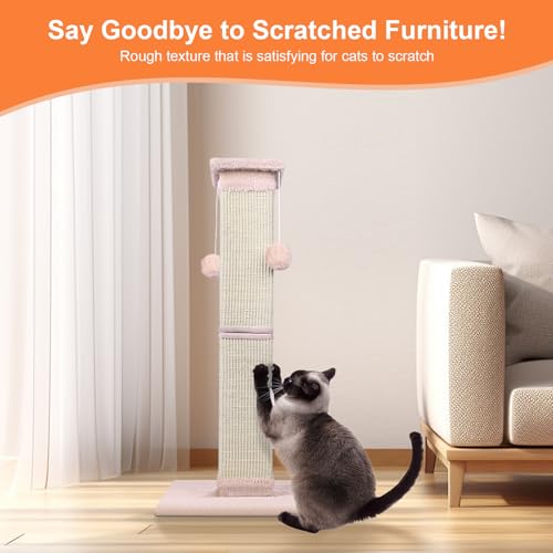 33 Inch Sisal Cat Scratching Post M8096