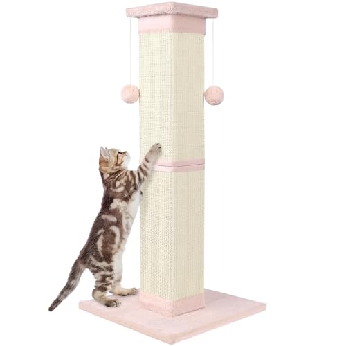 33 Inch Sisal Cat Scratching Post M8096