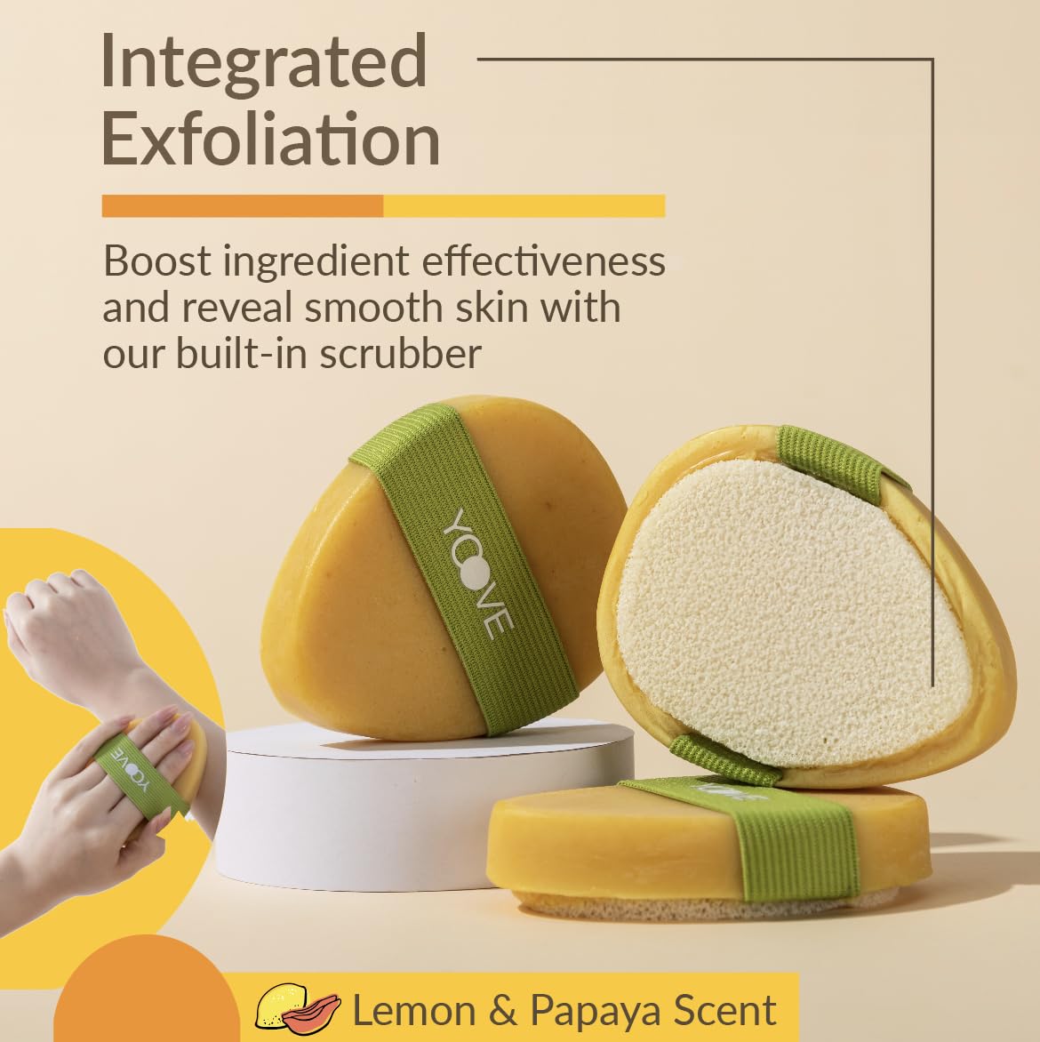3-Pack Turmeric Kojic Acid Soap Bar N6082