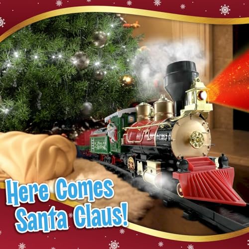 Electric Train Set with Lights, Music, Smoke L673