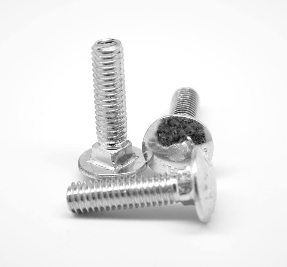 1/4x22-20 x 6x22 Coarse Thread Carriage Bolt Stainless Steel 316 Pk 50 M2321