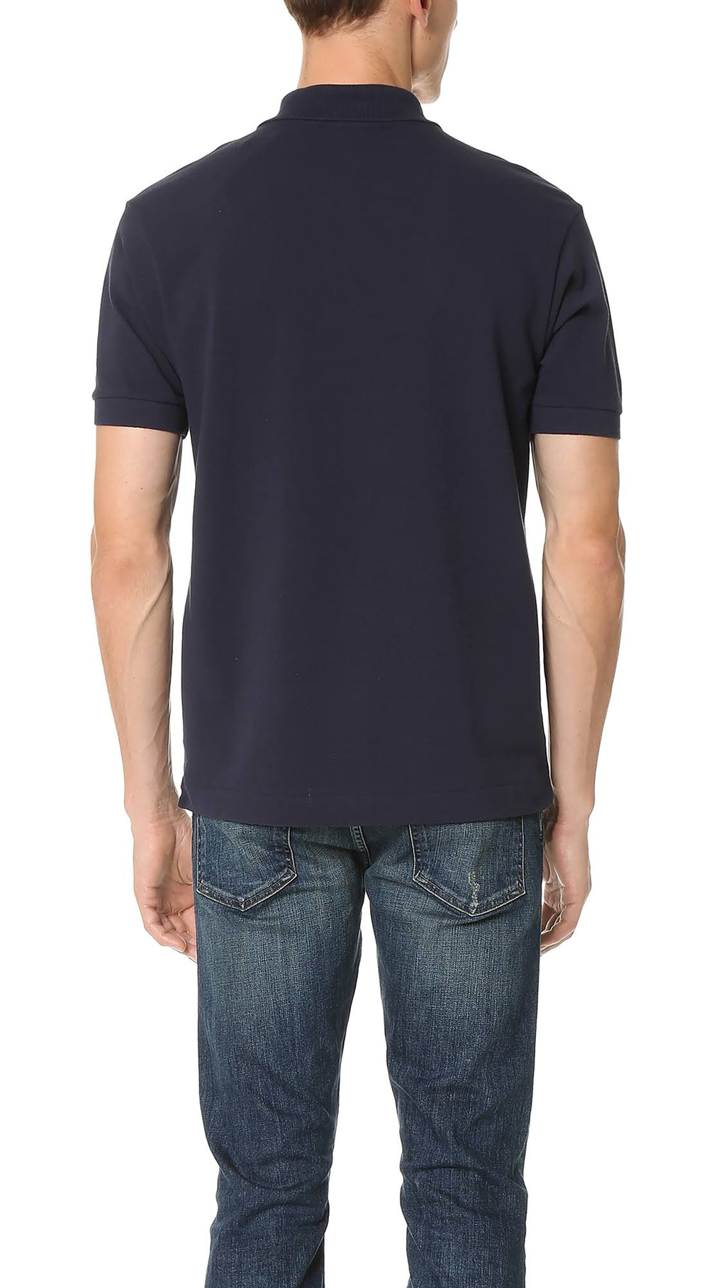 Short Sleeve Classic Pique Polo Navy Blue R125870