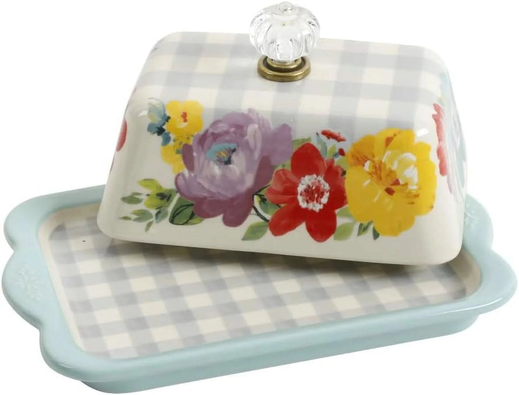 Ceramic Double Stick Butter Dish T97195