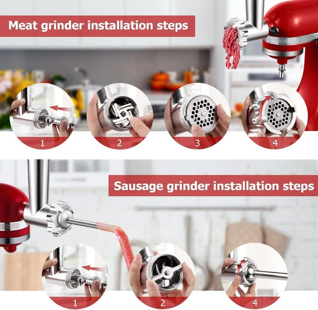 Meat Grinder Attachment for KitchenAid Stand Mixers K6127