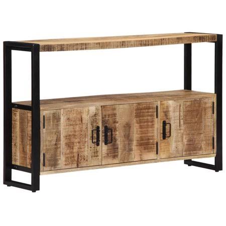 Solid Mango Wood Side Cabinet Z395