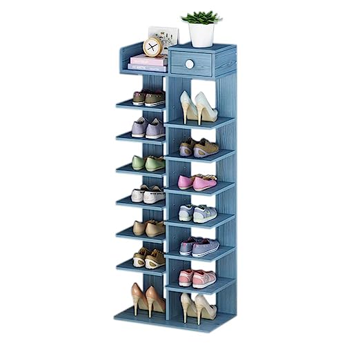 8 Tiers Vertical Narrow Shoe Rack E418344