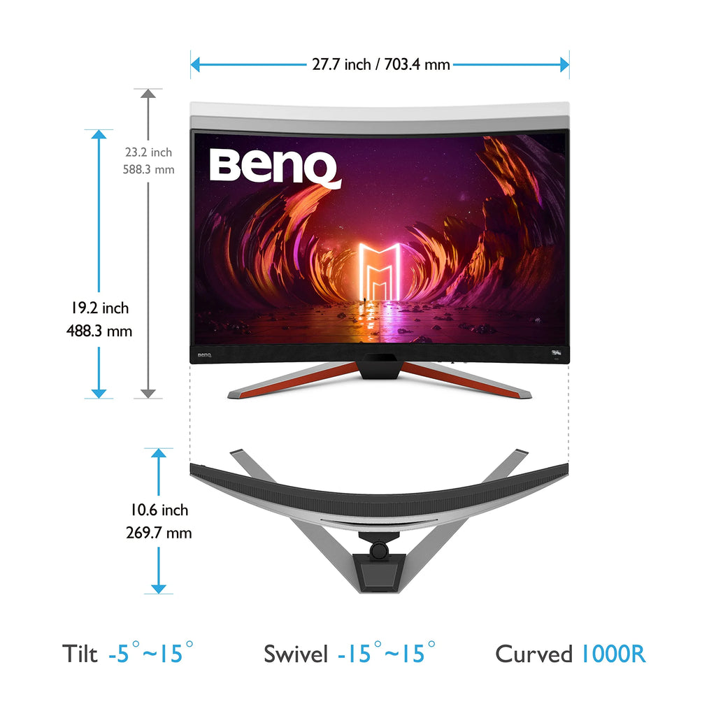 32" QHD 1440p 165Hz 1ms Curved Gaming Monitor G86070