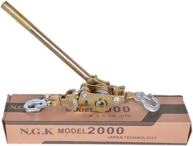 2 Ton Hand Puller Cable Hoist with 2 Hooks S11217