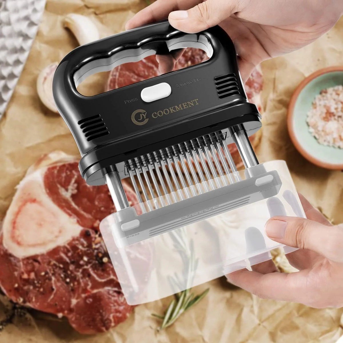 48 Stainless Steel Needle Blades Meat Tenderizer G11624