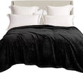 King Size Black Fleece Blanket G86062
