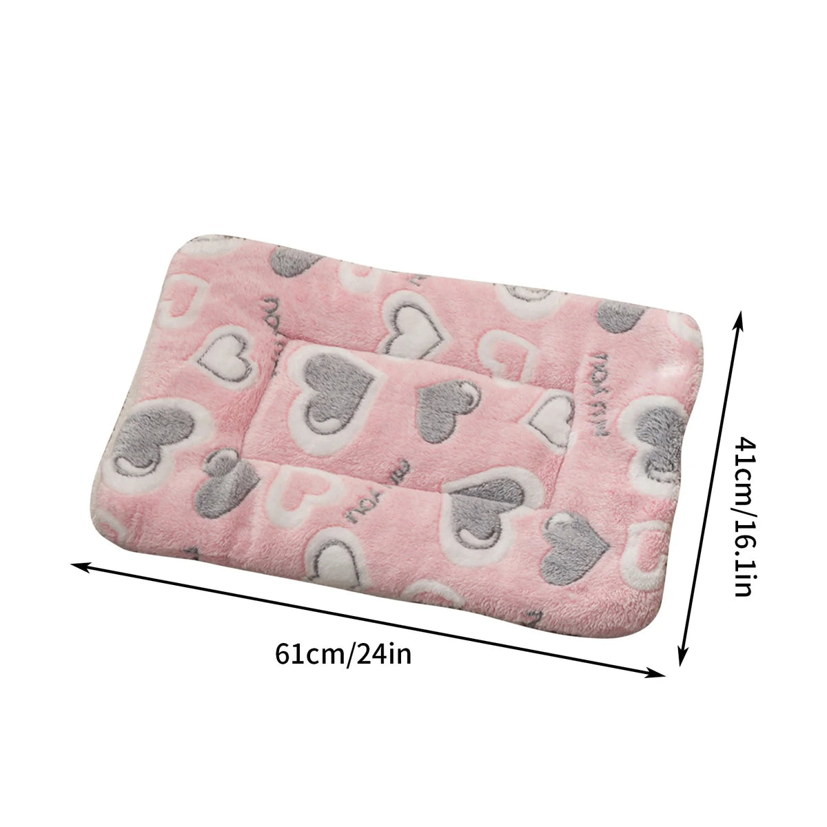 Dog Crate Pad Kennel Bed Crate Mat Washable Ultra Soft Flat Puppy Cats Pillow Cushion Anti-Slip B636