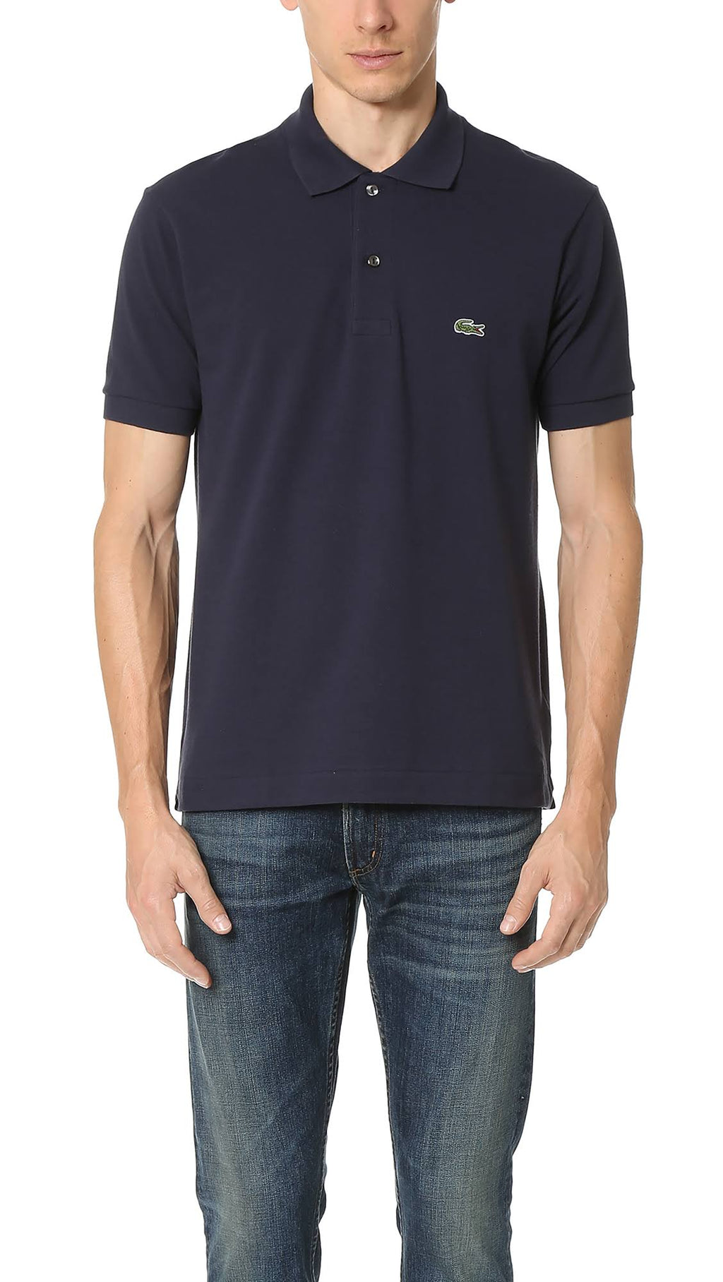 Short Sleeve Classic Pique Polo Navy Blue R125870