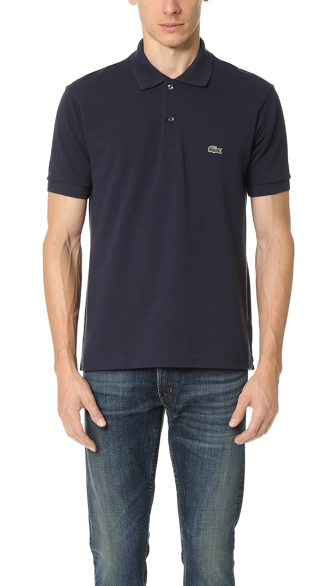 Short Sleeve Classic Pique Polo Navy Blue R125870
