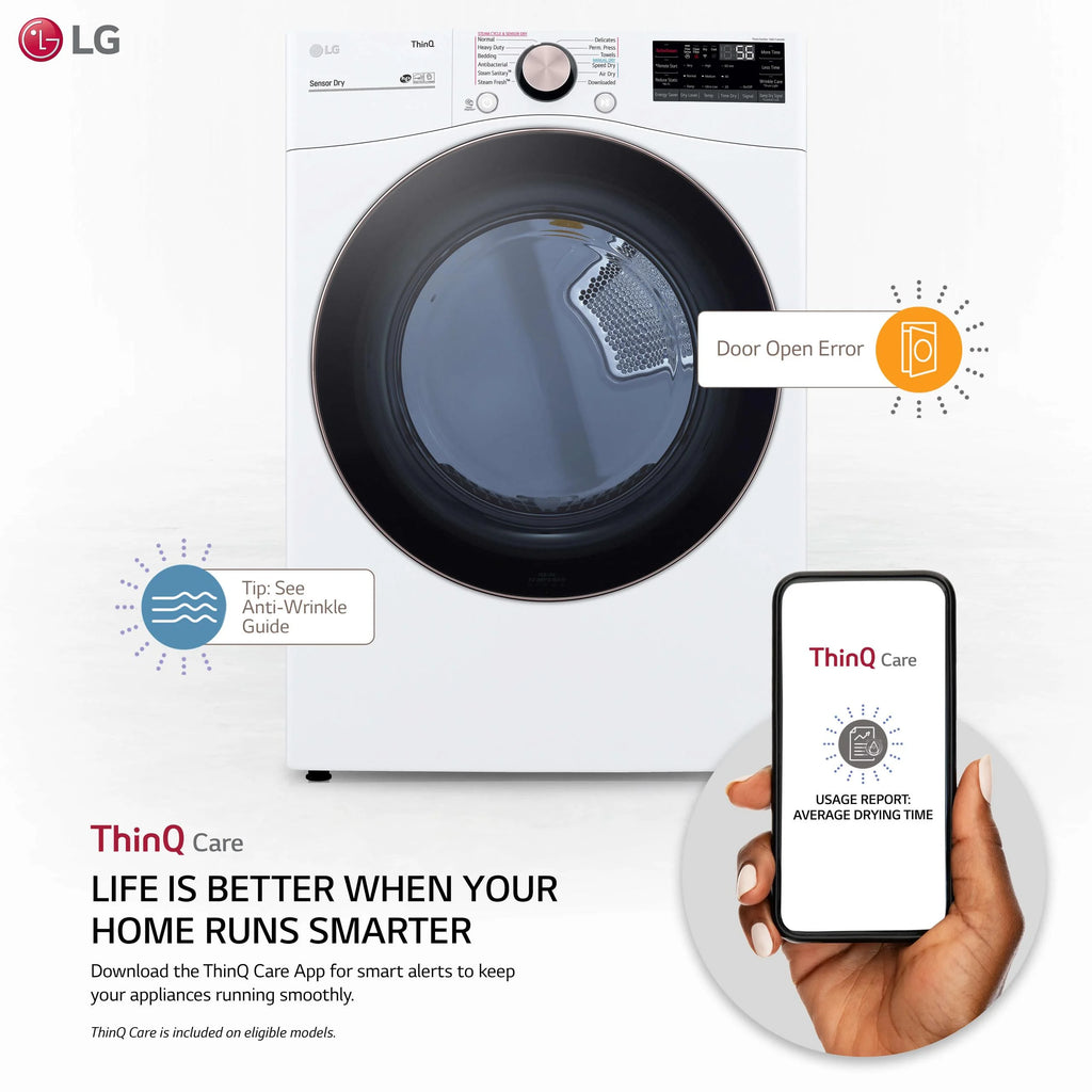 27" Wide 7.4 Cu. Ft. White Dryer U334259