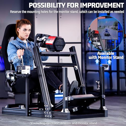 Aluminum Profile Racing Simulator Cockpit with Seat Y307487