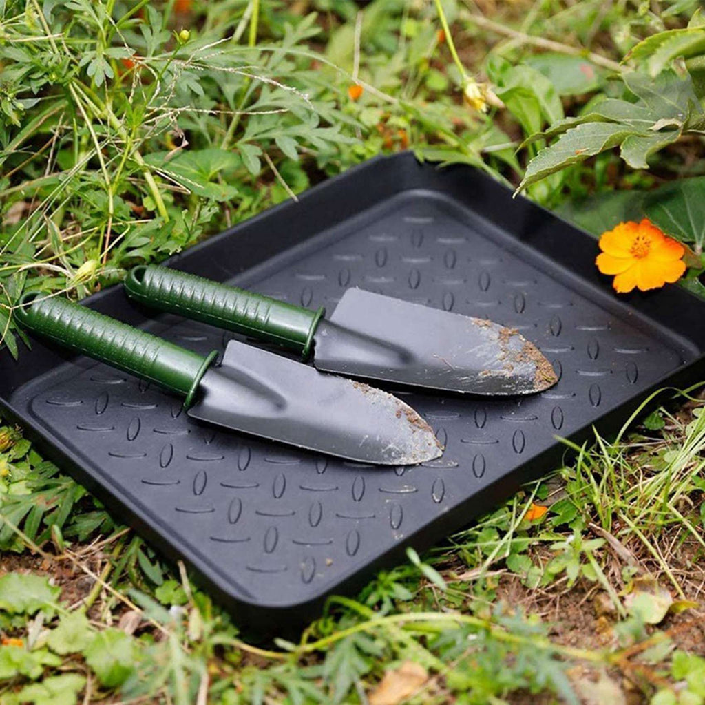 6 x Black Heavy Duty Boot Tray 13.7X10.8 Inch X939762
