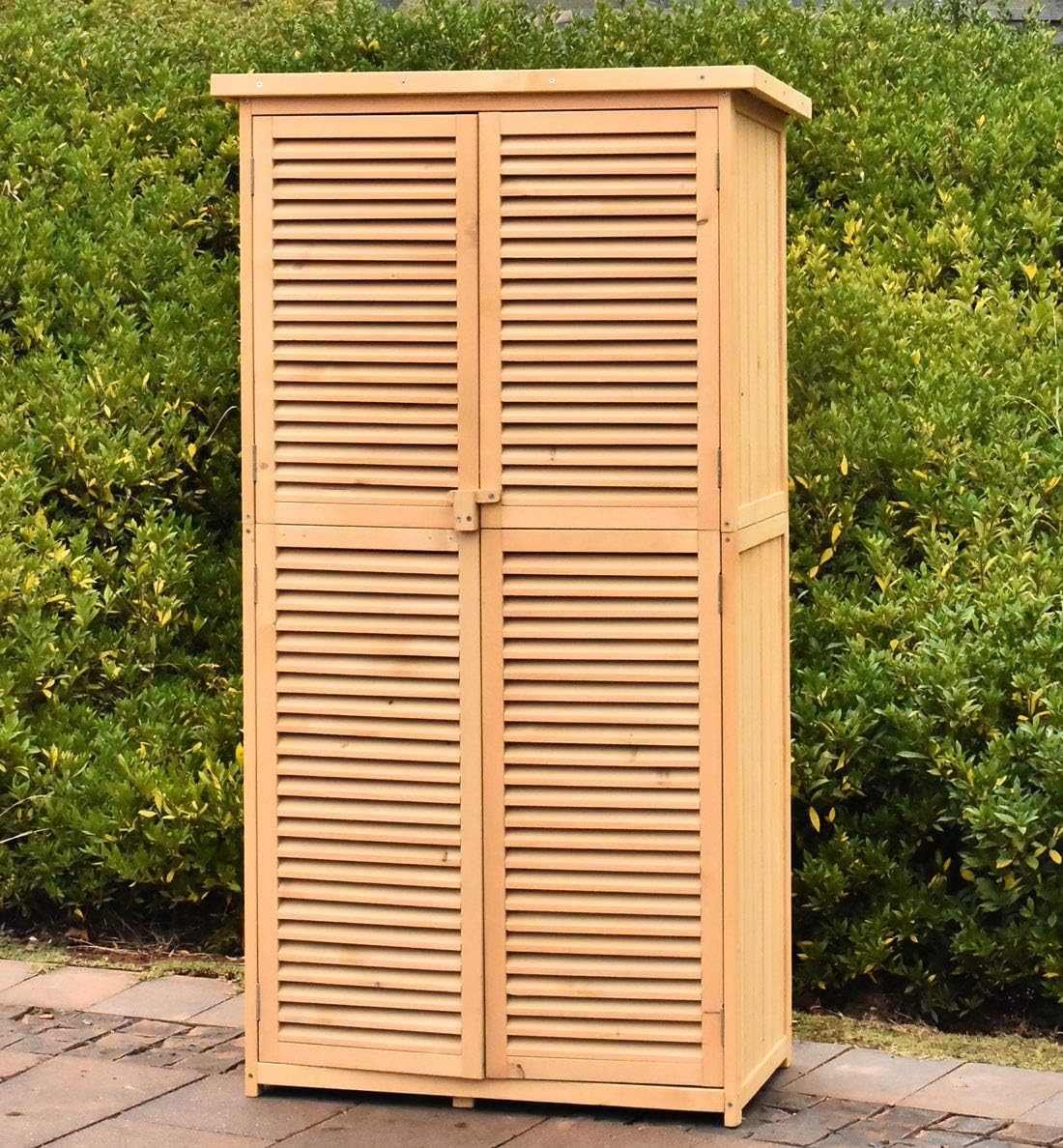 63 Outdoor Fir Wood Storage Shed V41002