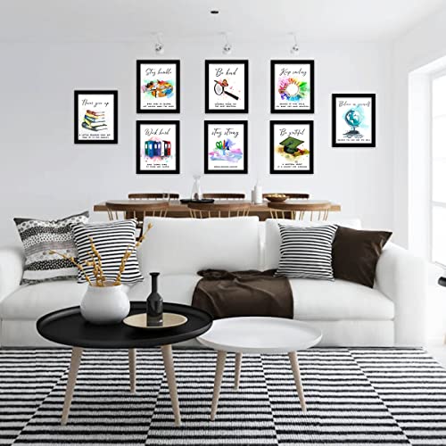 8 X10 Unframed Motivational Wall Art Poster, Set of 8 X22083