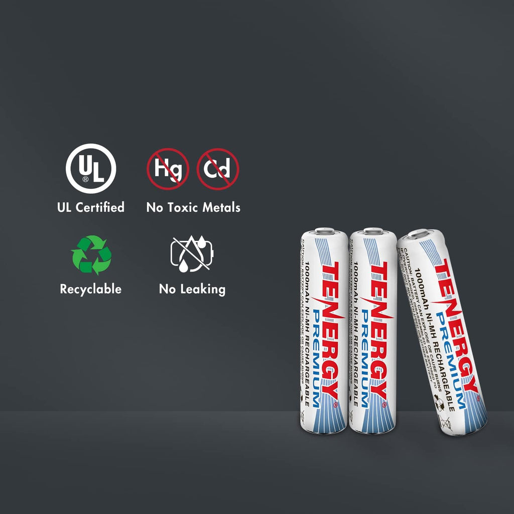 Rechargeable AAA Batteries 1000mAh NiMH 120 Pack V9740