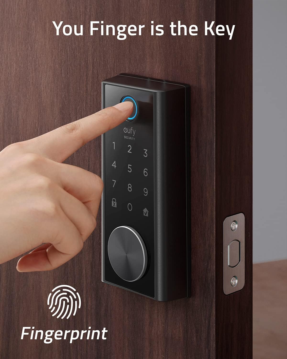 Smart Lock Touch & Wi-Fi Fingerprint Keyless Entry Door Lock X1756