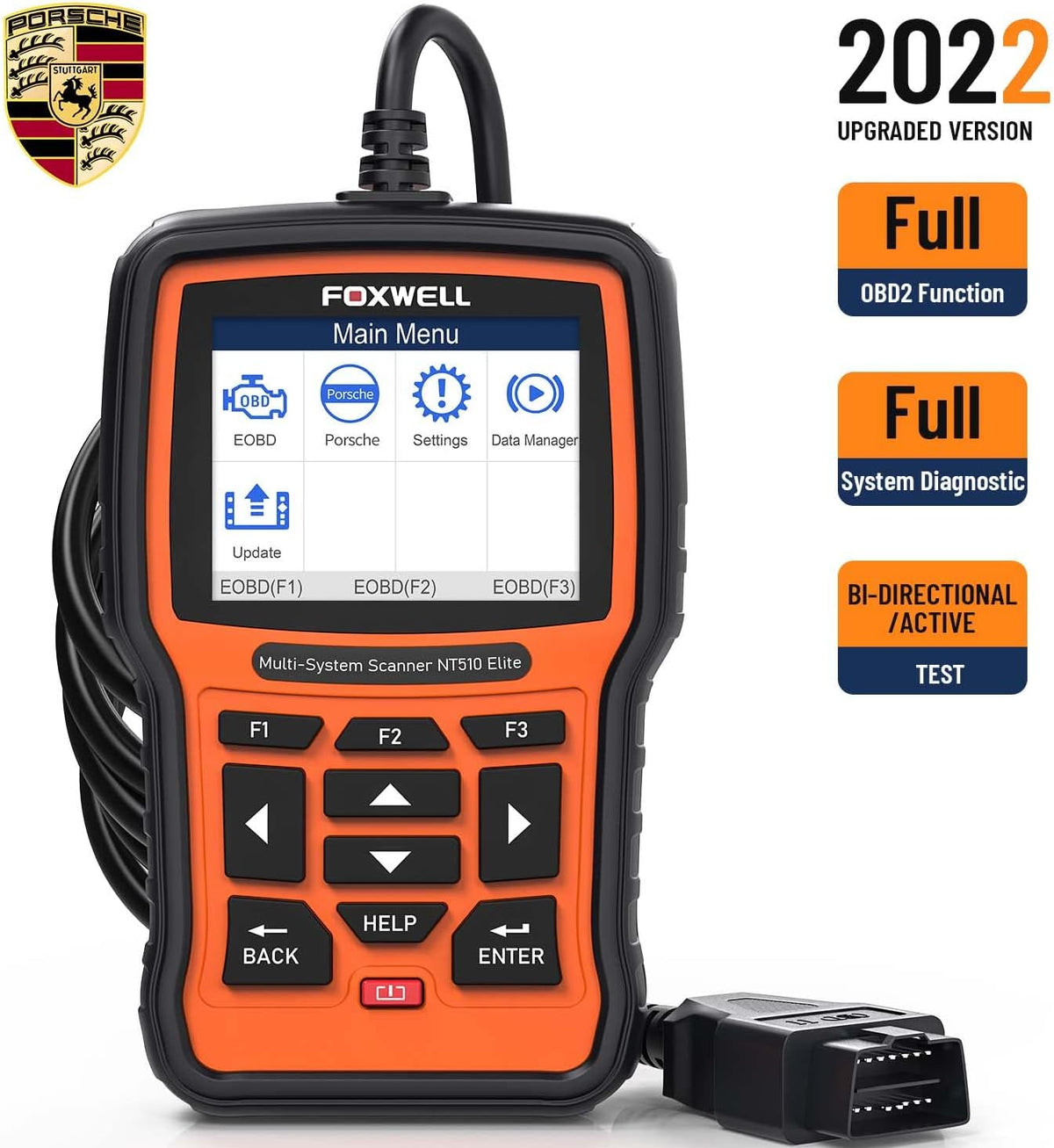 All Systems Obd2 Scanner with Oil Reset EPB SAS TPMS Battery Registration X69407