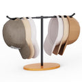 Free-Standing Black Metal Hat Rack U91089