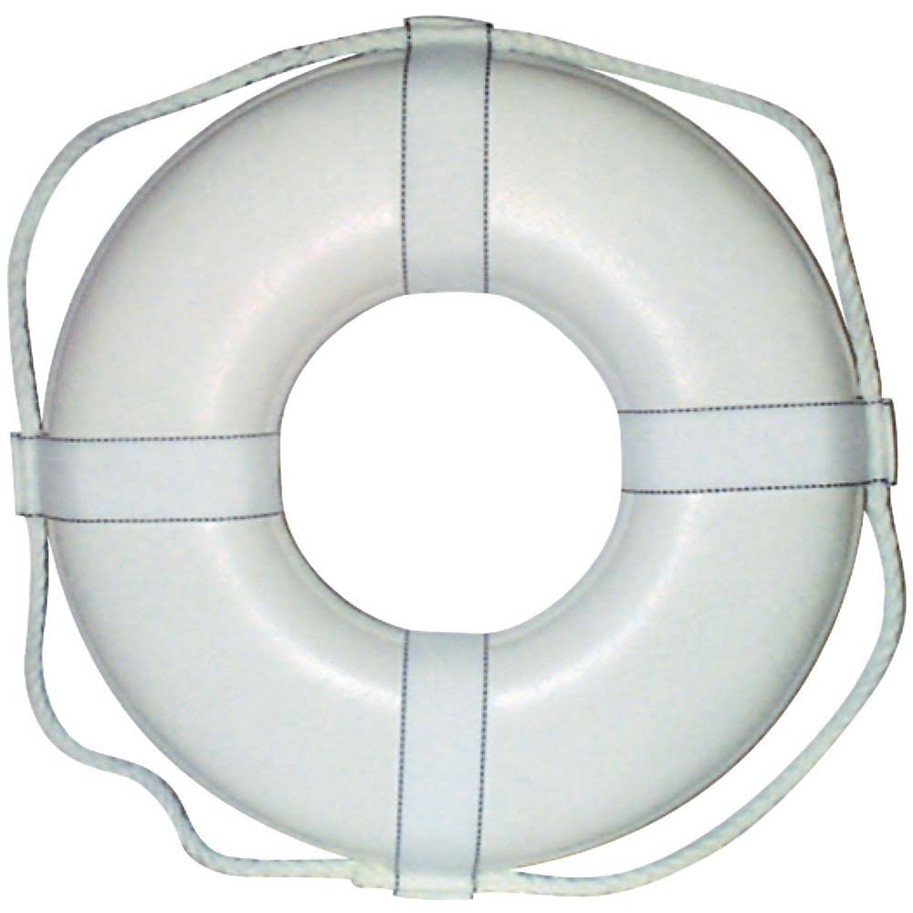 White Ring Buoy with Straps Q3463
