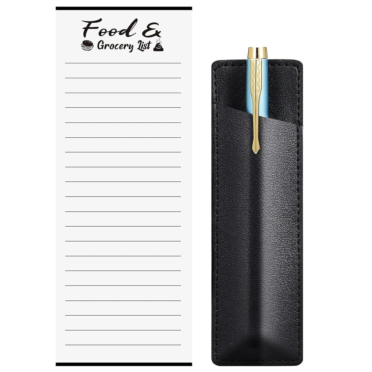 2 Pieces Magnetic List Set with Pen Holder W3097