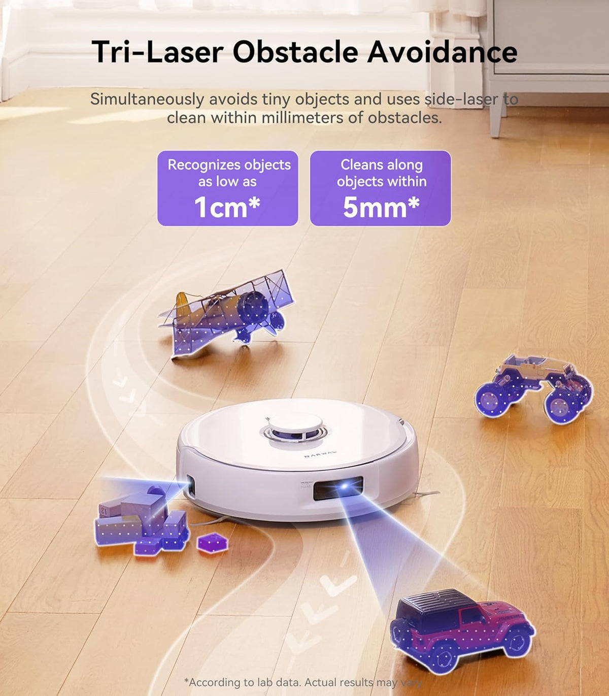 8200 Pa Robot Vacuum and Mop Combo with Dust Bags K67746