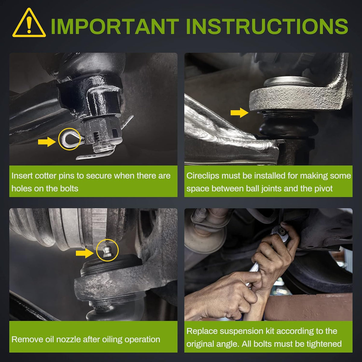 Front Upper Control Arm Kit A9058