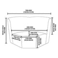 Velvet Stretch Corner Sofa Cover V34530