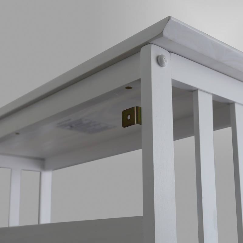 White 5-Shelf Bookcase T7463