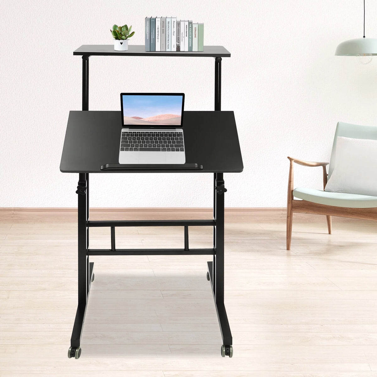 Adjustable Height Mobile Laptop Desk C7269
