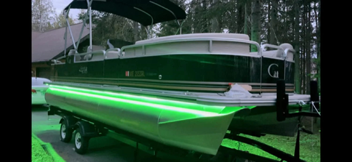 Neon Green LED Under Glow Boat Lighting DIY Kit Q624