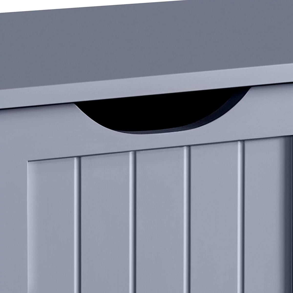 White 4 Drawer Wood Bathroom Floor Cabinet T5443