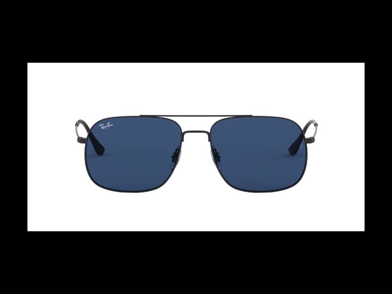 Rubber Black Dark Blue Sunglasses U84460