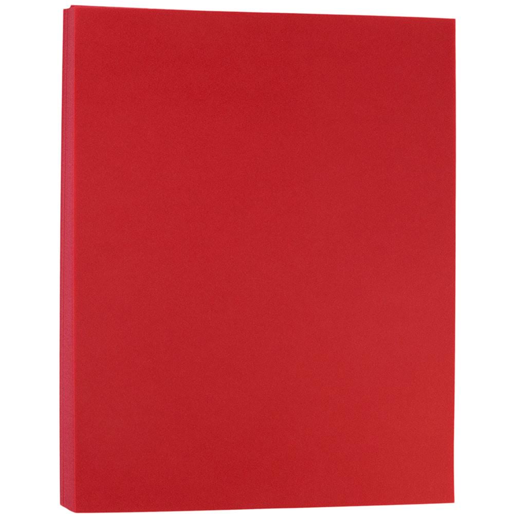 Translucent Vellum 30lb Paper 8.5 x 11 Primary Red 100 Sheets/Pack H54190