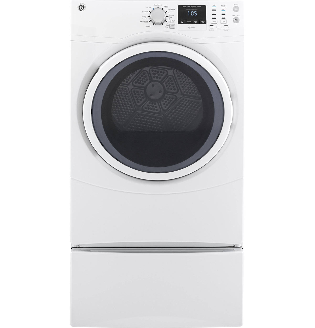White Electric Dryer F5369