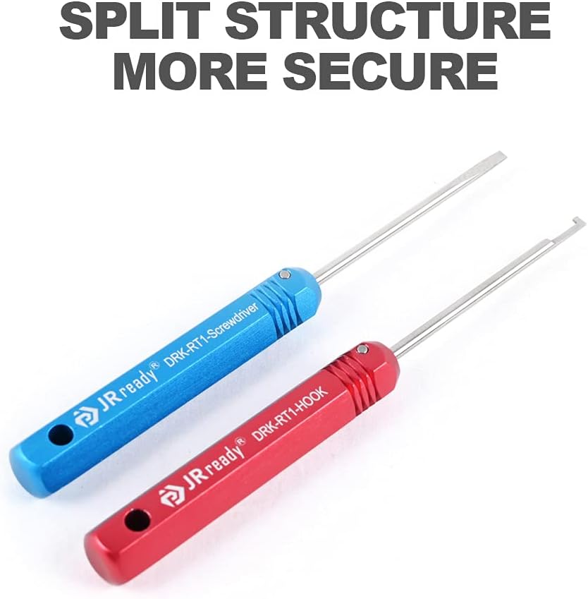 DT2 Solid Barrel Crimping Tool Kit with Removal Tool Kit for 12 to 22 AWG Wire Harness DT Series Closed Barrel Terminals J4512
