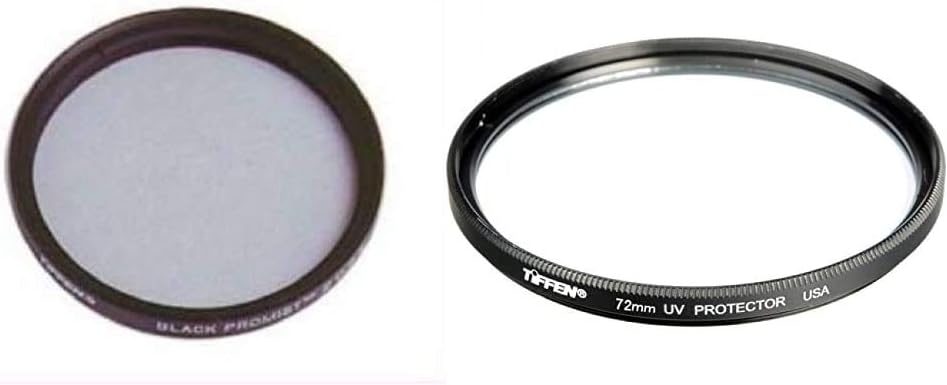 52mm Black Pro-Mist Camera Lens Filter Pack of 2 Q117