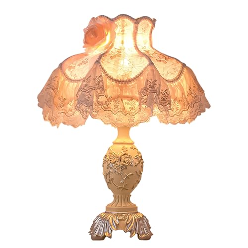 Pink Fabric Shade Table Lamp L5015